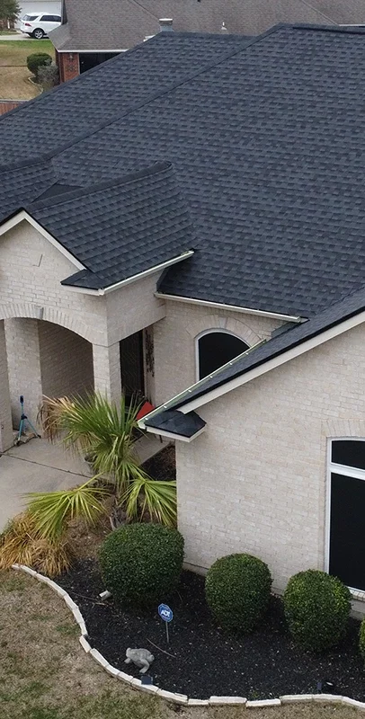 Drone shot of Roam Roof and Solar Roof Repair Roof Installation in Belton TX