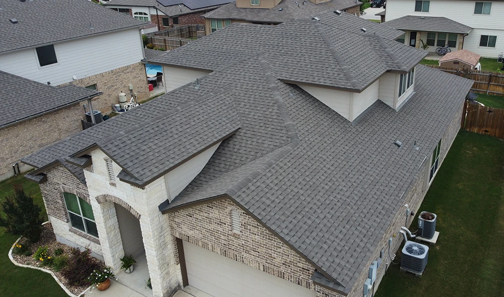 Roof Repair and roof installation by Roam Roof in Georgetown Texas.