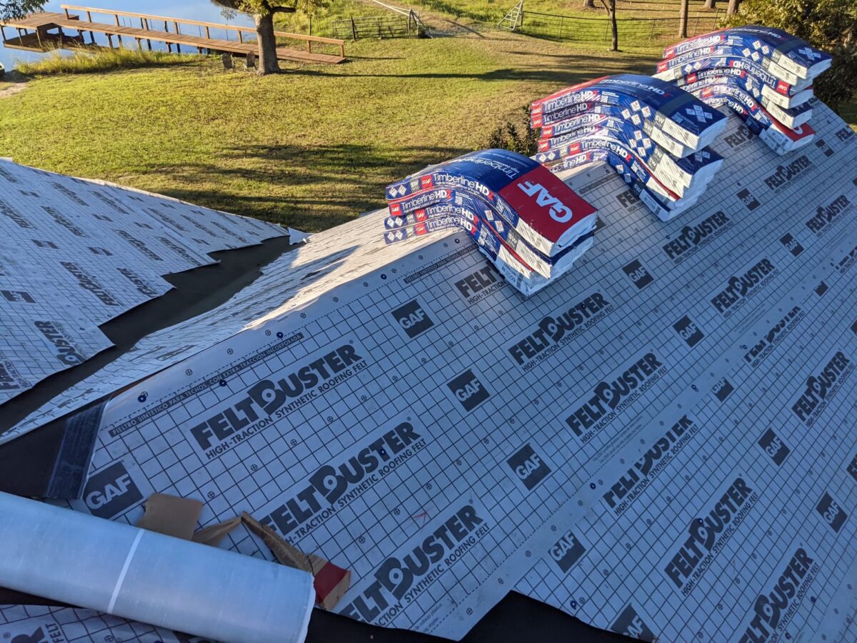Roam Roof and Solar GAF Shingles on a Roof in Belton and Temple TX